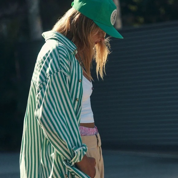 We The Free Happy Hour Stripe Top - Picture 6 of 7